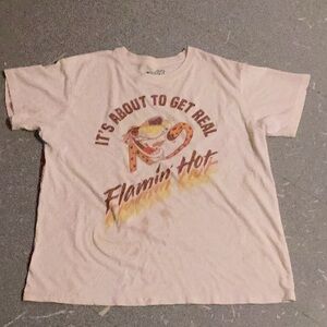 White Flamin Hot Cheetos shirt